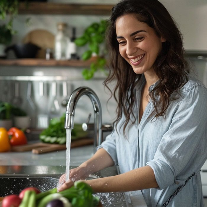 Ósmosis inversa para cocinar con agua pura